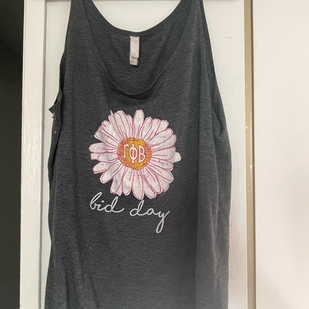 Gamma Phi Beta Bid Day Flower Tank Top